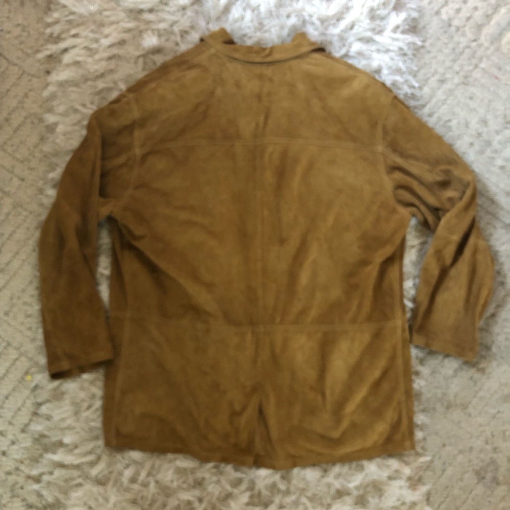 Suede Jacket With Cargo Pockets - image 4